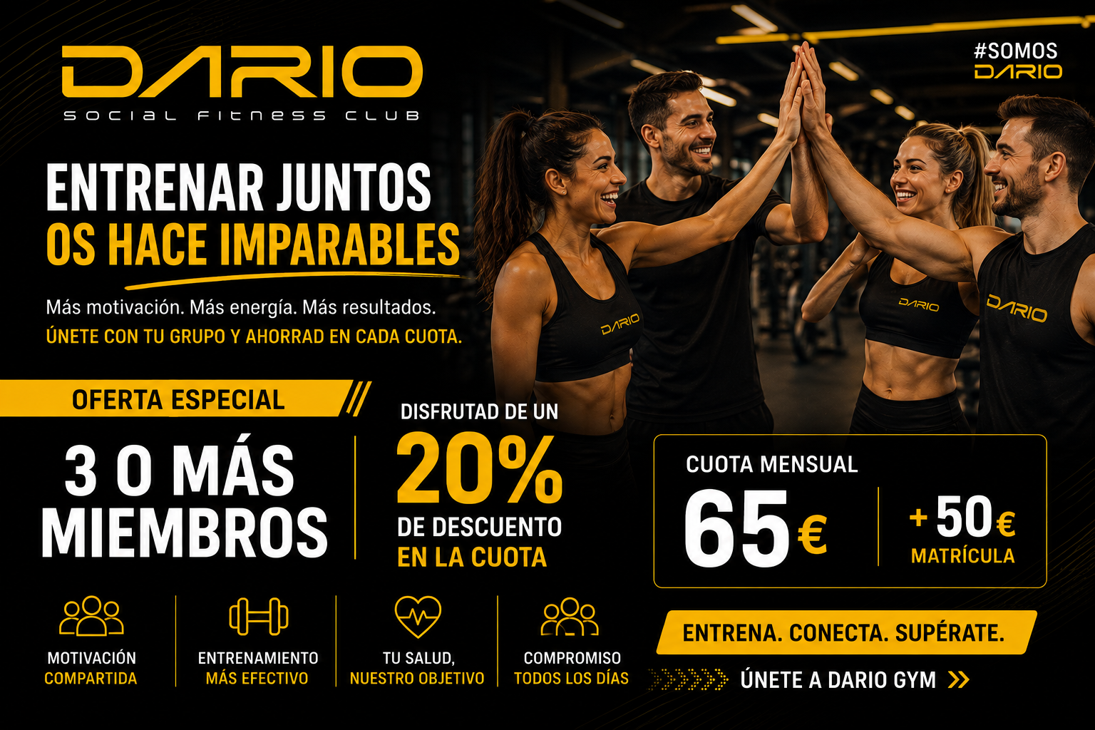 Descuento 3 o más miembros